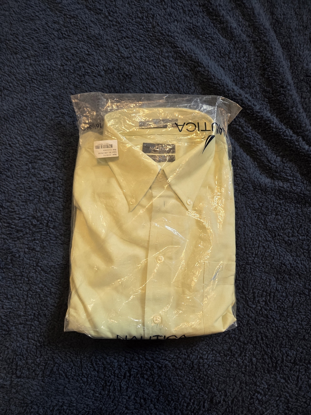 Nwt Nautica Men’s Light Lime Cream Casual Button-Down Shirt